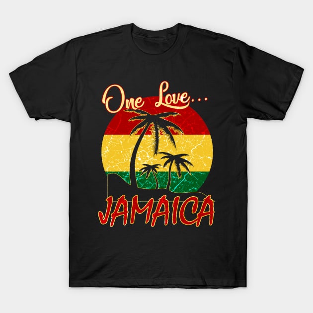 One Love Jamaica T-Shirt by Mila46